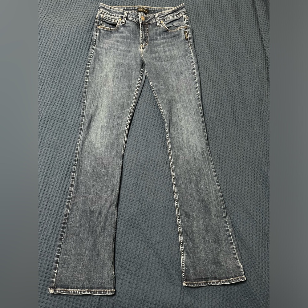 Silver Avery Slim Boot Jeans